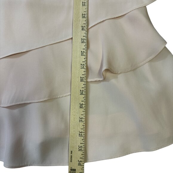 PARKER Eve Combo Sleeveless Layered Dress in Blush Pink Silk Sz XS - Picture 13 of 13